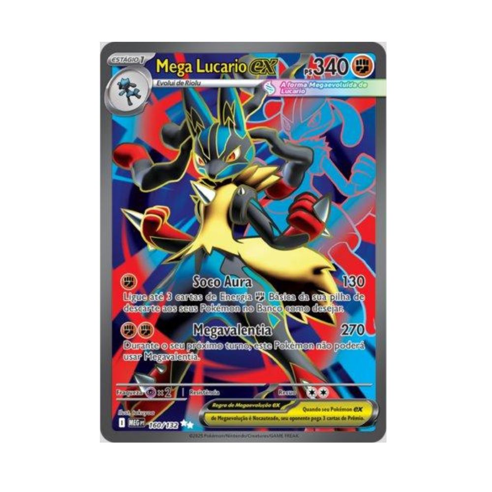 Mega Lucario ex (160/132) - NM Mega Lucario ex (160/132) - NM