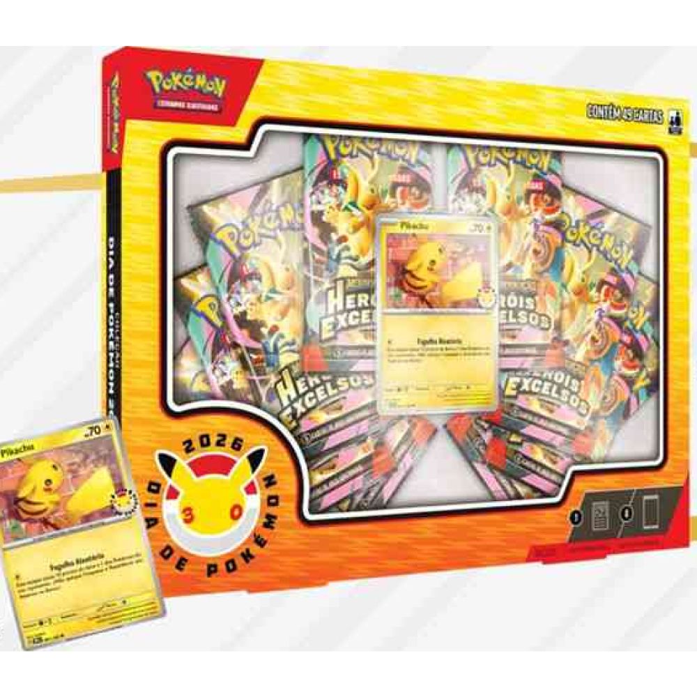 Box Pokemon Day - Caverna TCG