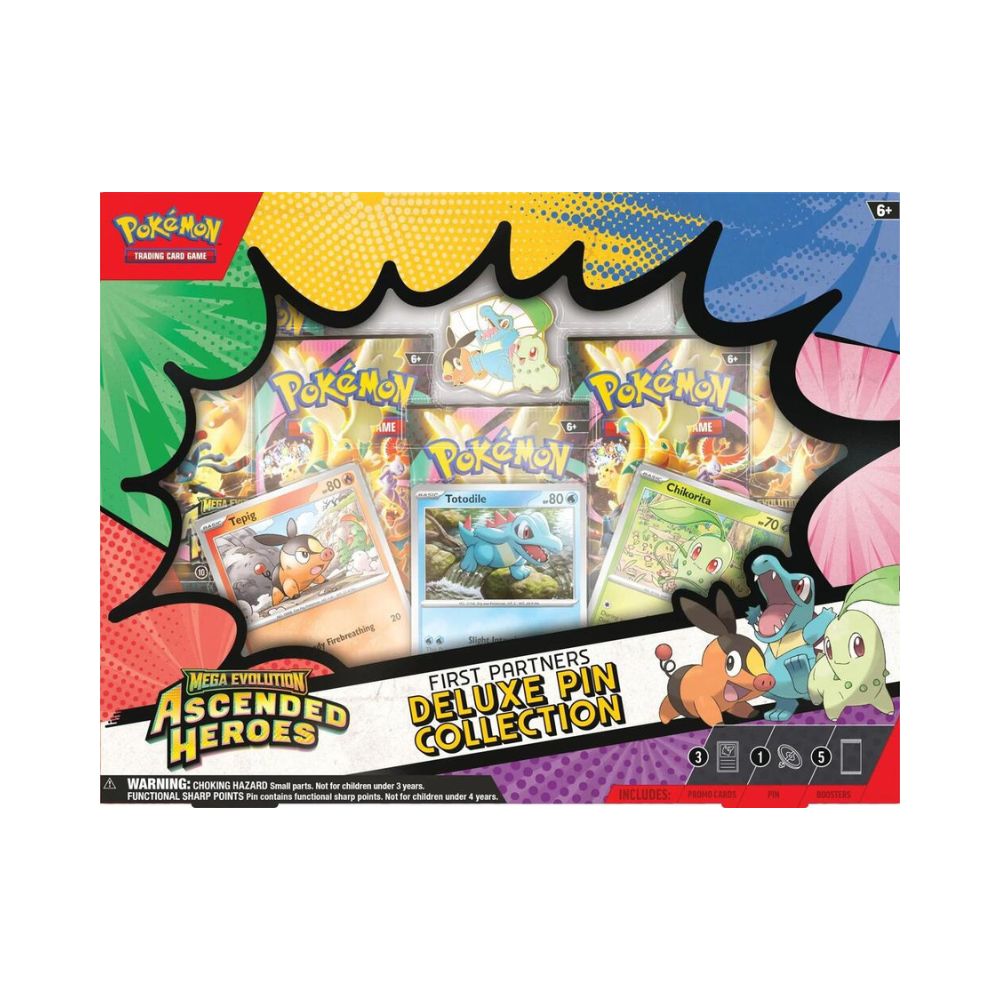 First Partners Deluxe Pin Collection – Inglês - Caverna TCG